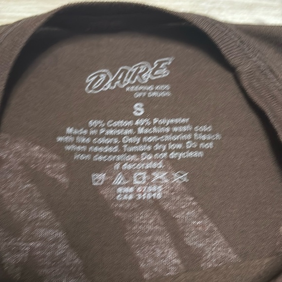 NWOT D.A.R.E. Daren the Lion Keeping Kids Off Drugs T Shirt Small - Picture 3 of 5